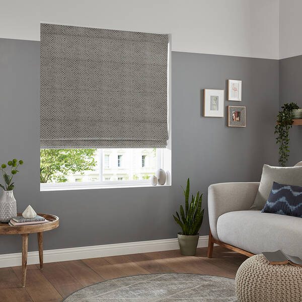 Bianca Graphite Roman Blind - Image 2