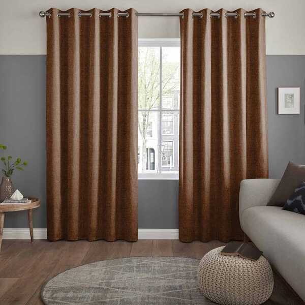 Clara Terracotta Curtains